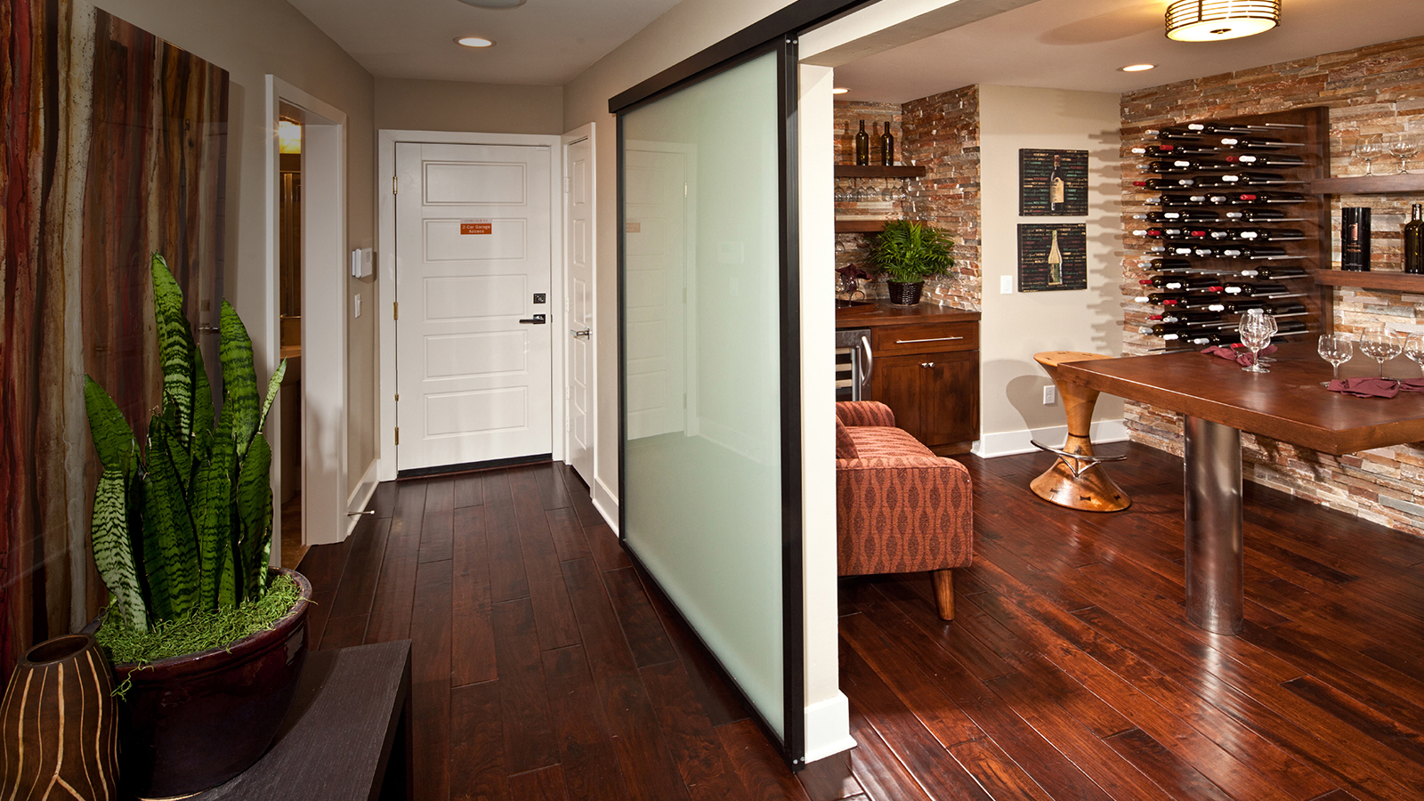 Sliding Passage Door